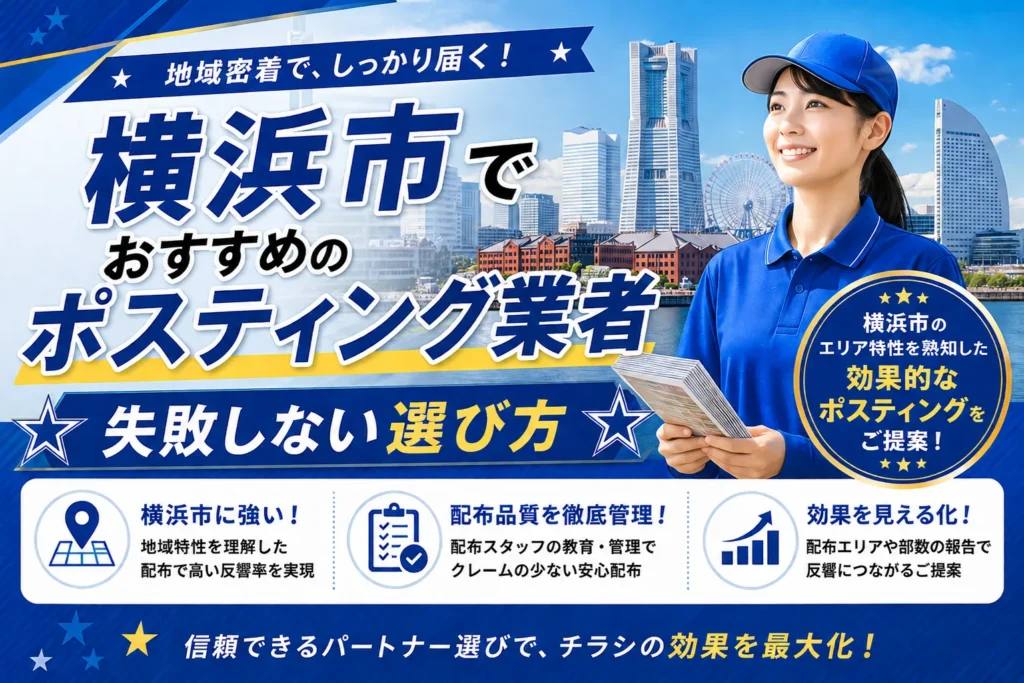 横浜 ポスティング業者